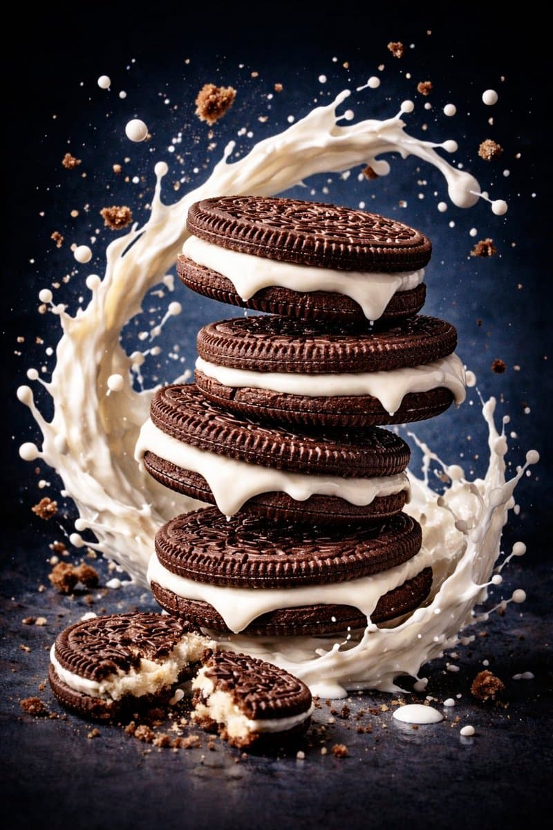 Ultra-Realistic Commercial Food Photography Prompt (Biscuits) — example 1