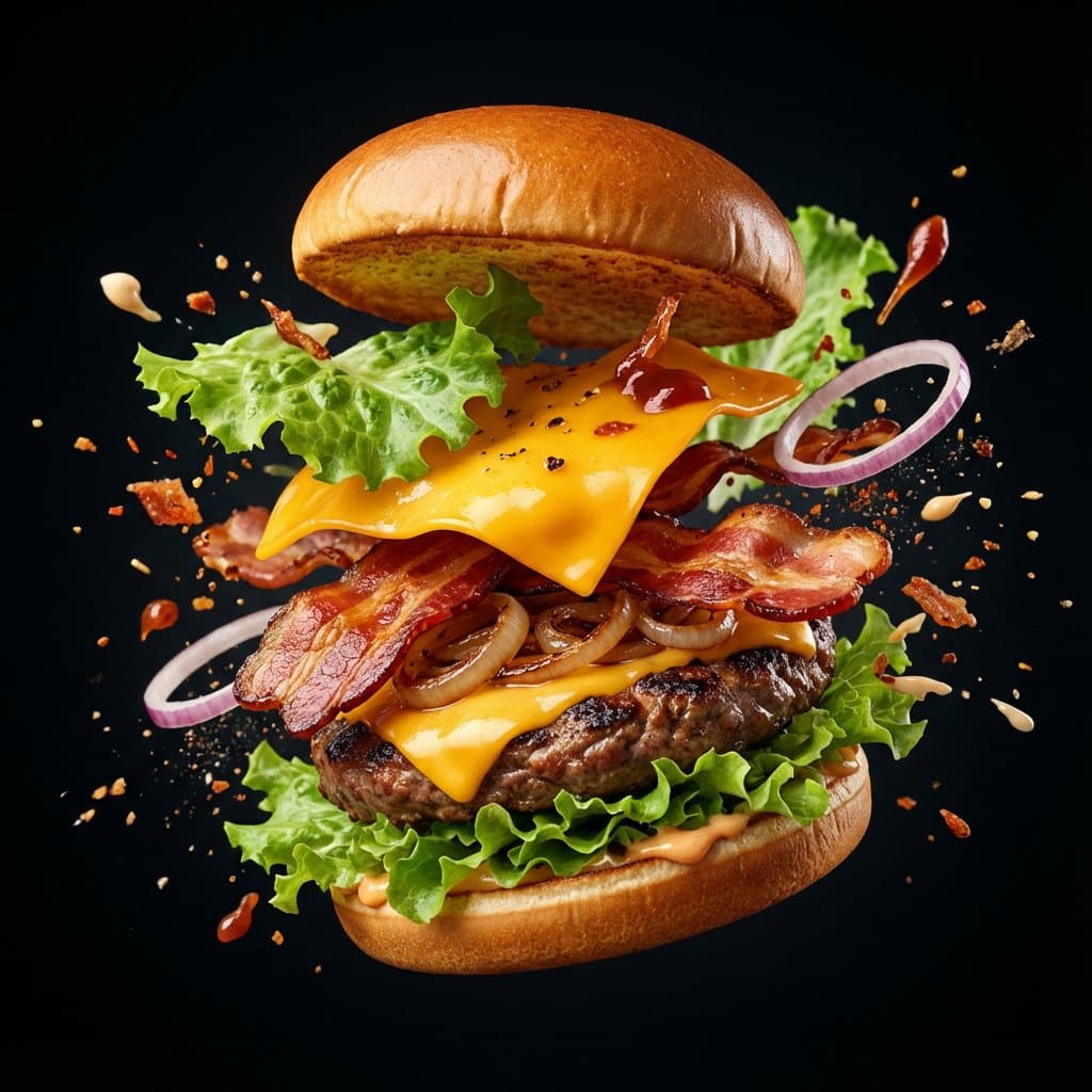 Explosion Food Poster for Marketing — example 1