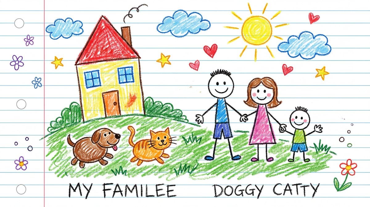 Child's Crayon Drawing Style Generator — example 4