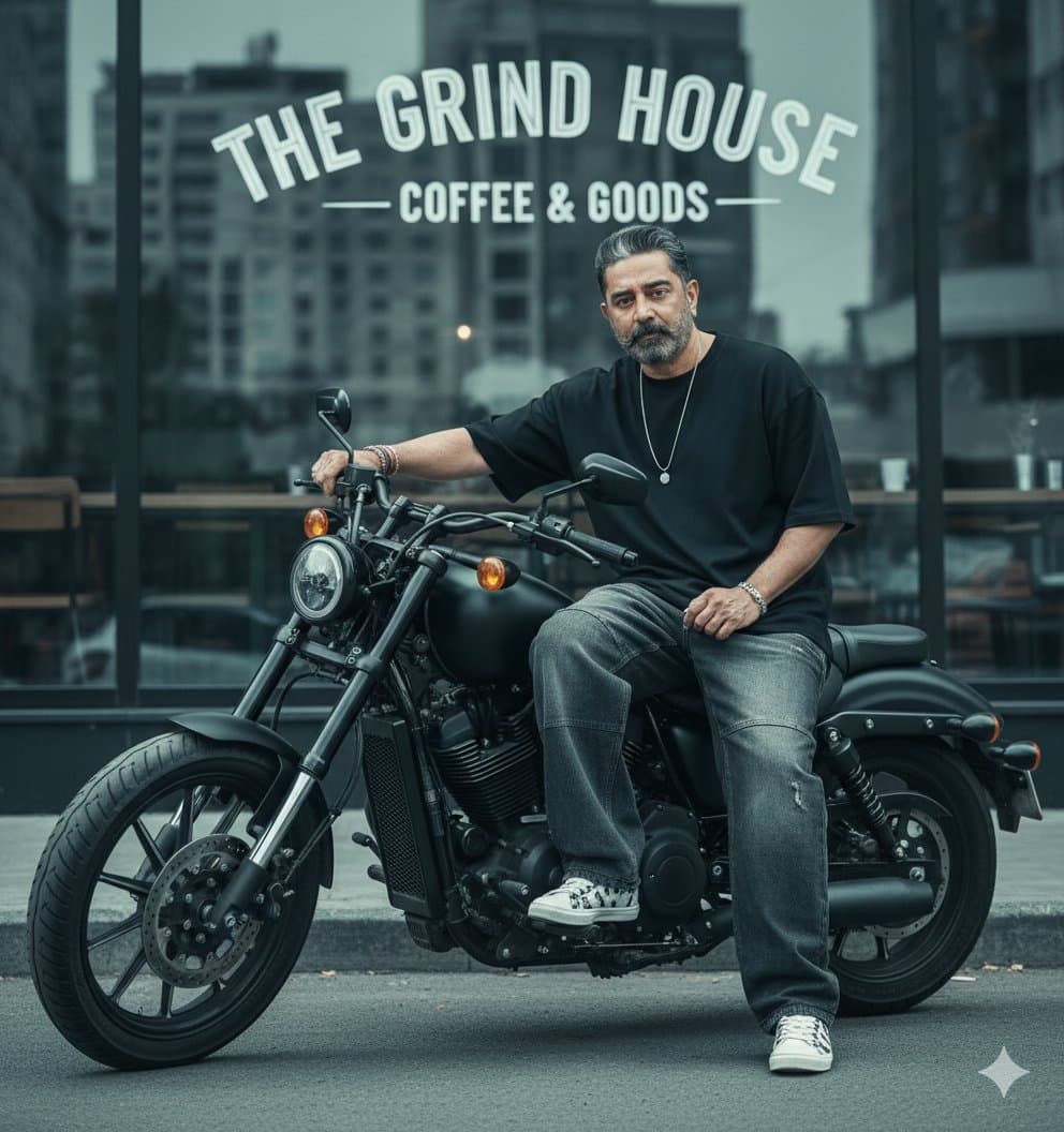 Cinematic Biker Street Style Portrait — example 1