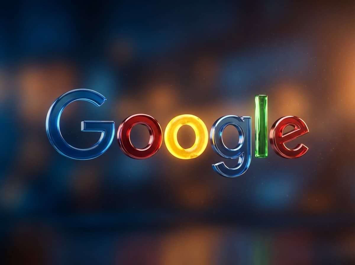 Cinematic 3D logo with auto-assigned texture — example 2