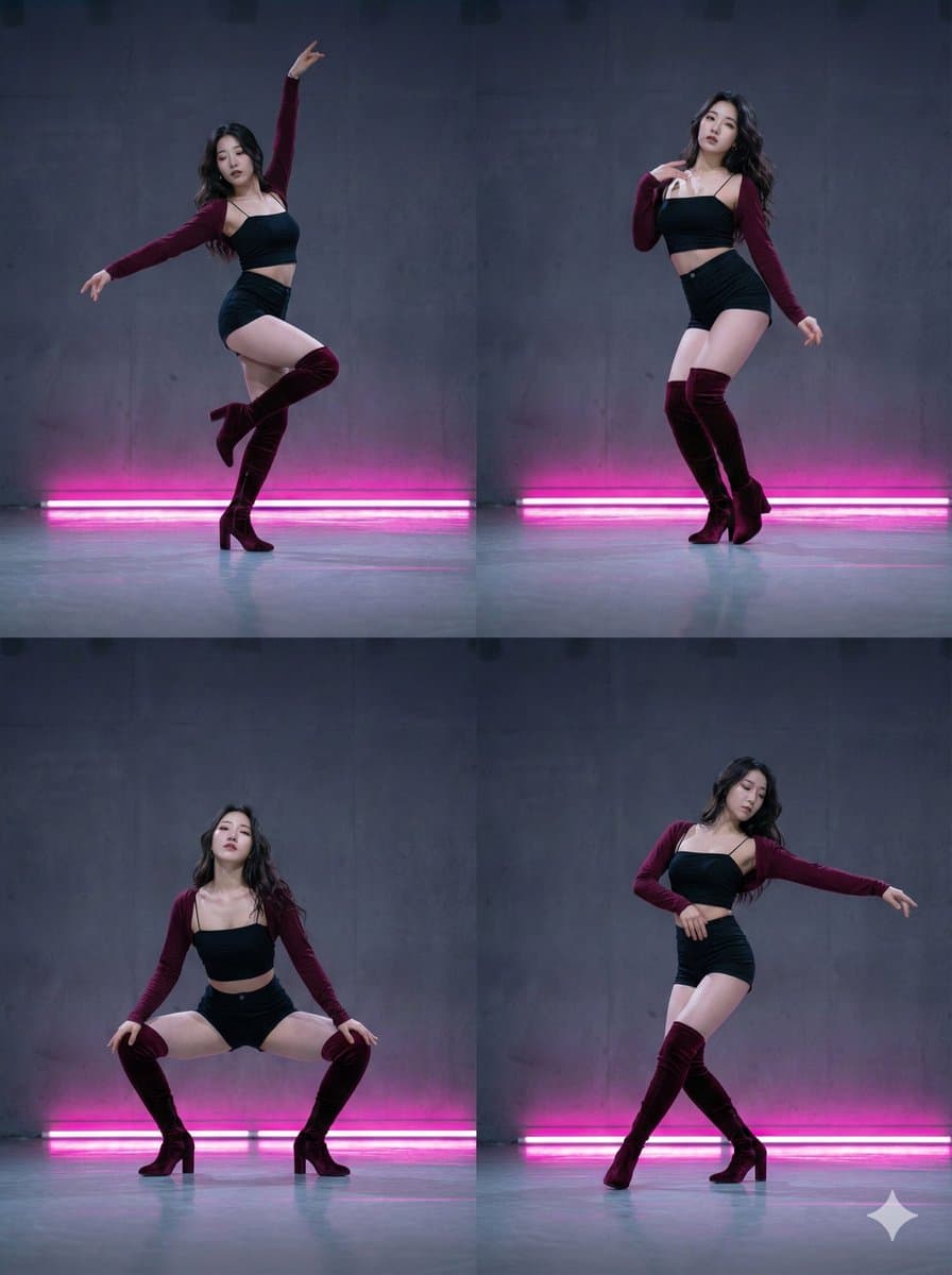 2x2 Grid Composition for Consistent Images — example 1