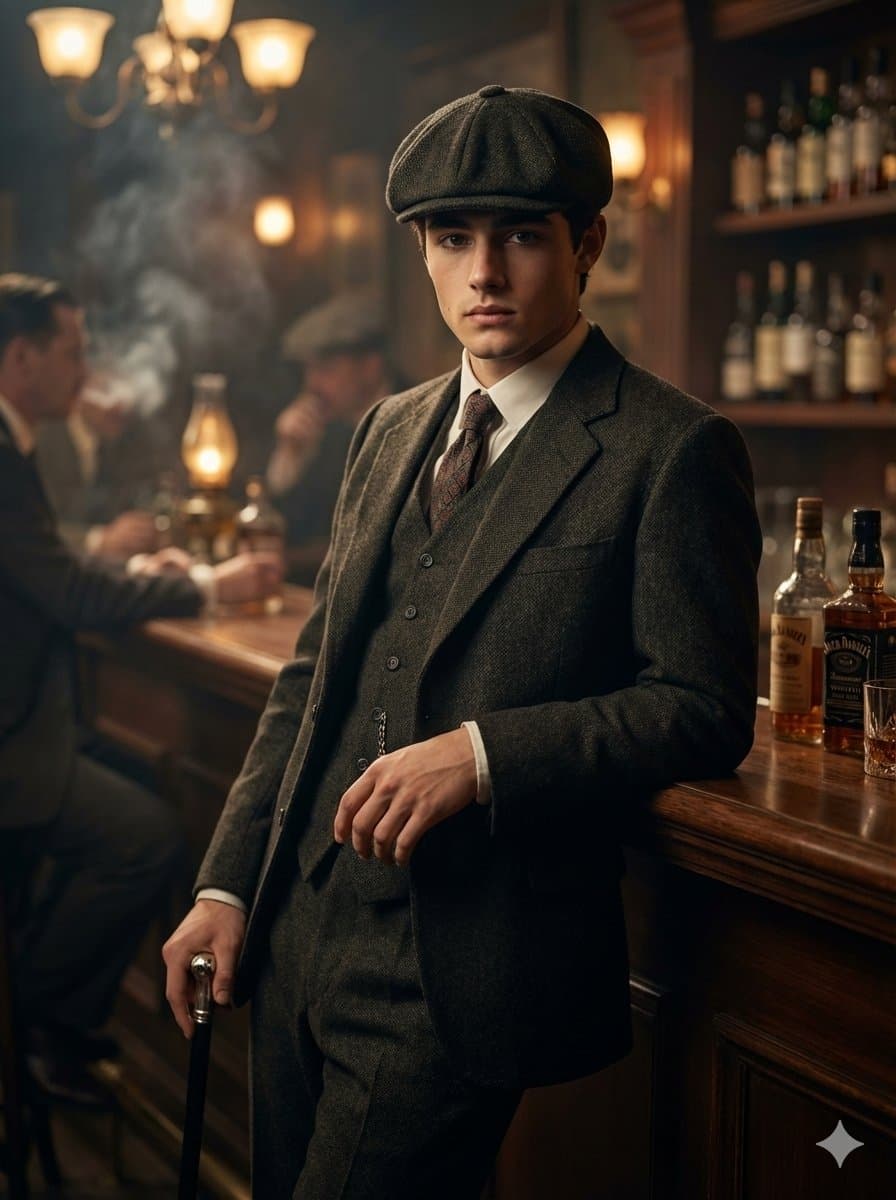 Peaky Blinders Inspired Cinematic Portrait — example 1