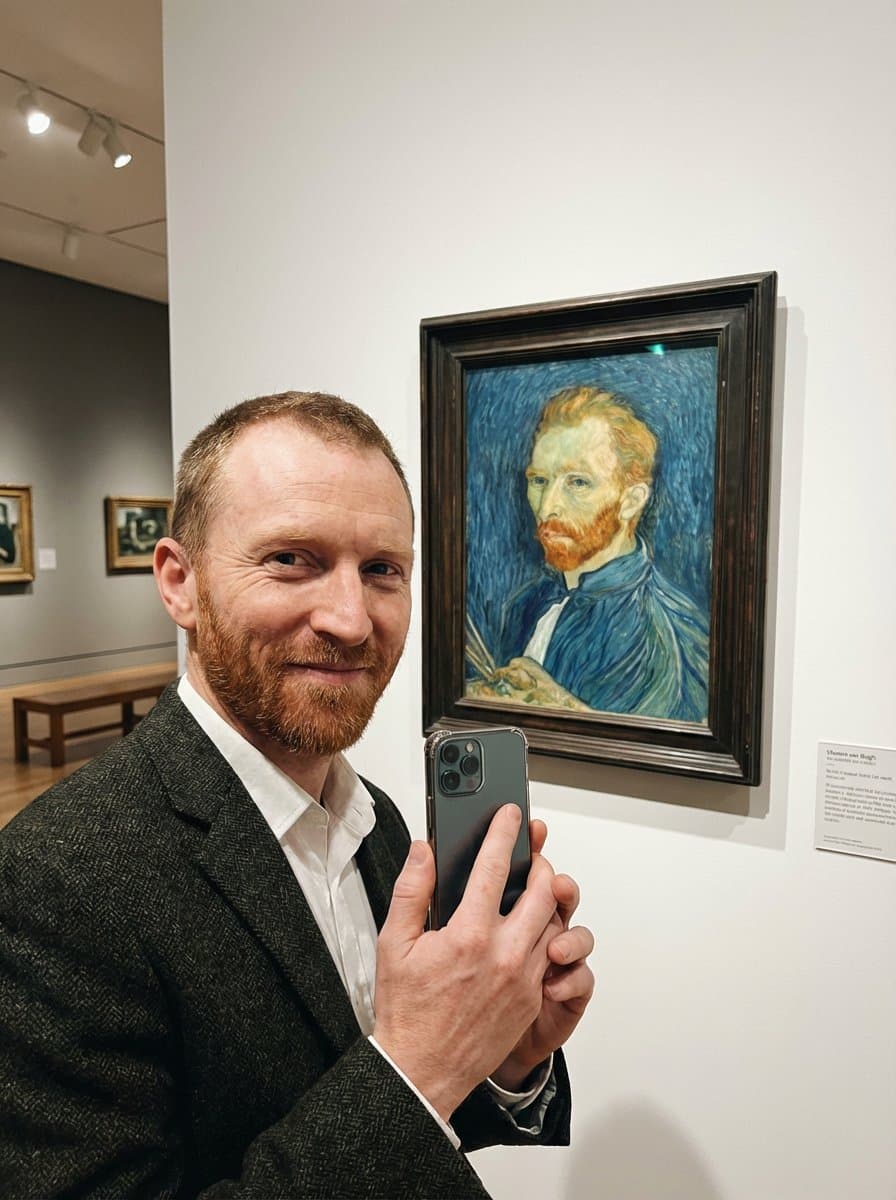 Van Gogh Museum Selfie Prompt — example 1
