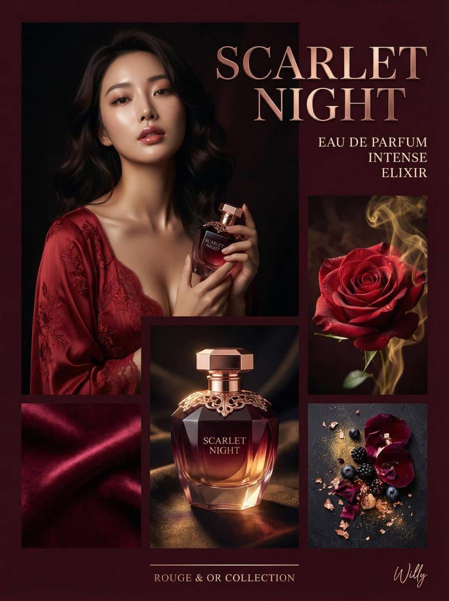 Luxurious Perfume Campaign Editorial Prompt — example 1