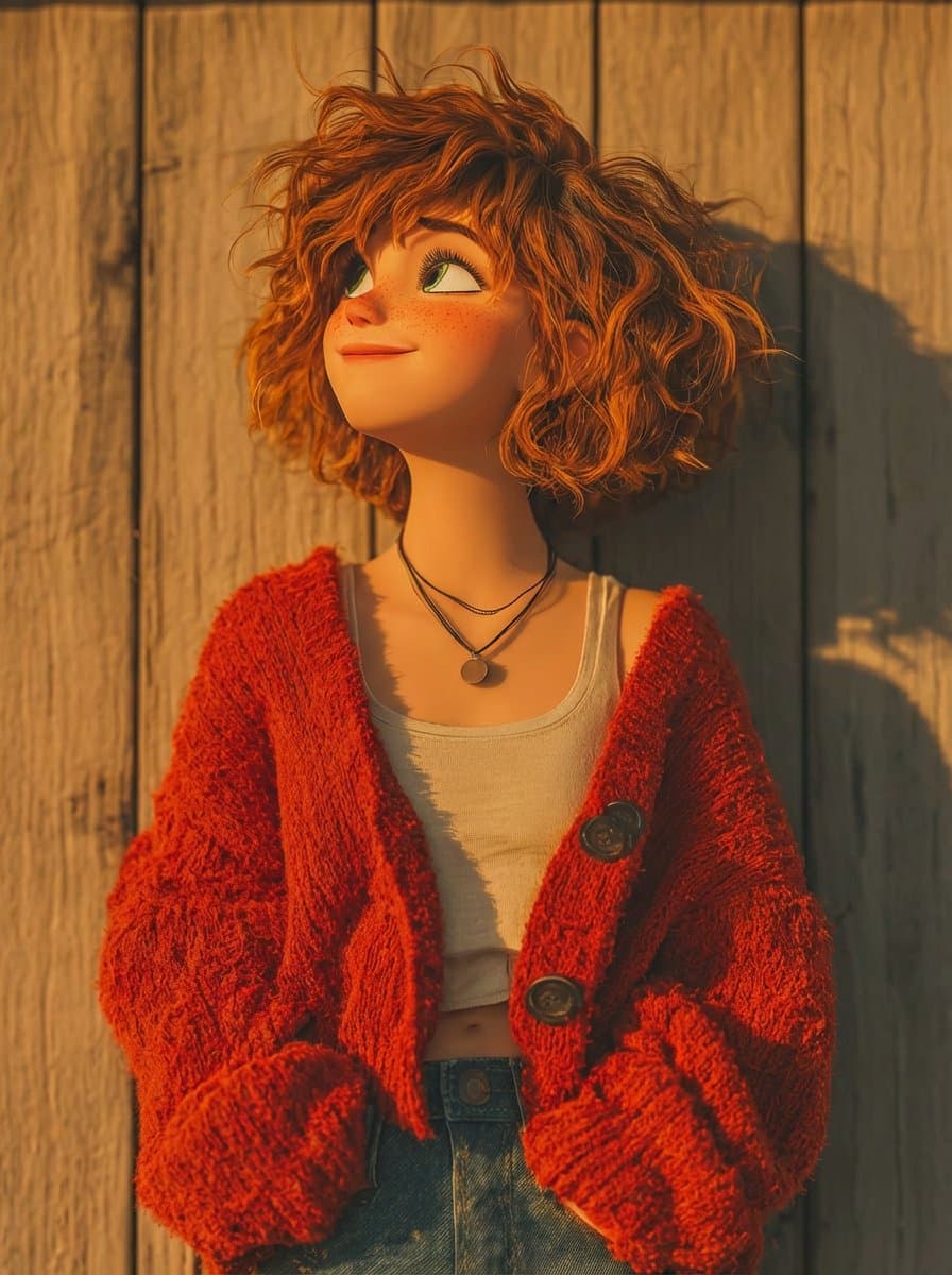 Pixar-Style 3D Animated Character Portraits — example 1