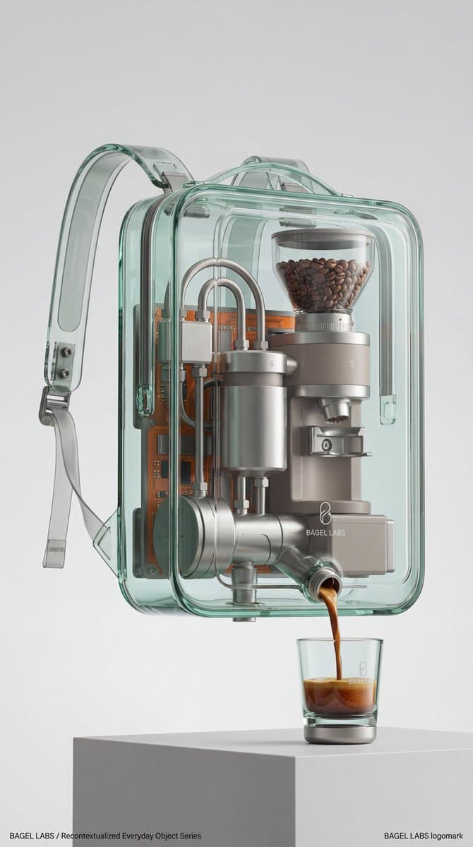 Recontextualized Backpack Espresso Machine Concept Prompt — example 2