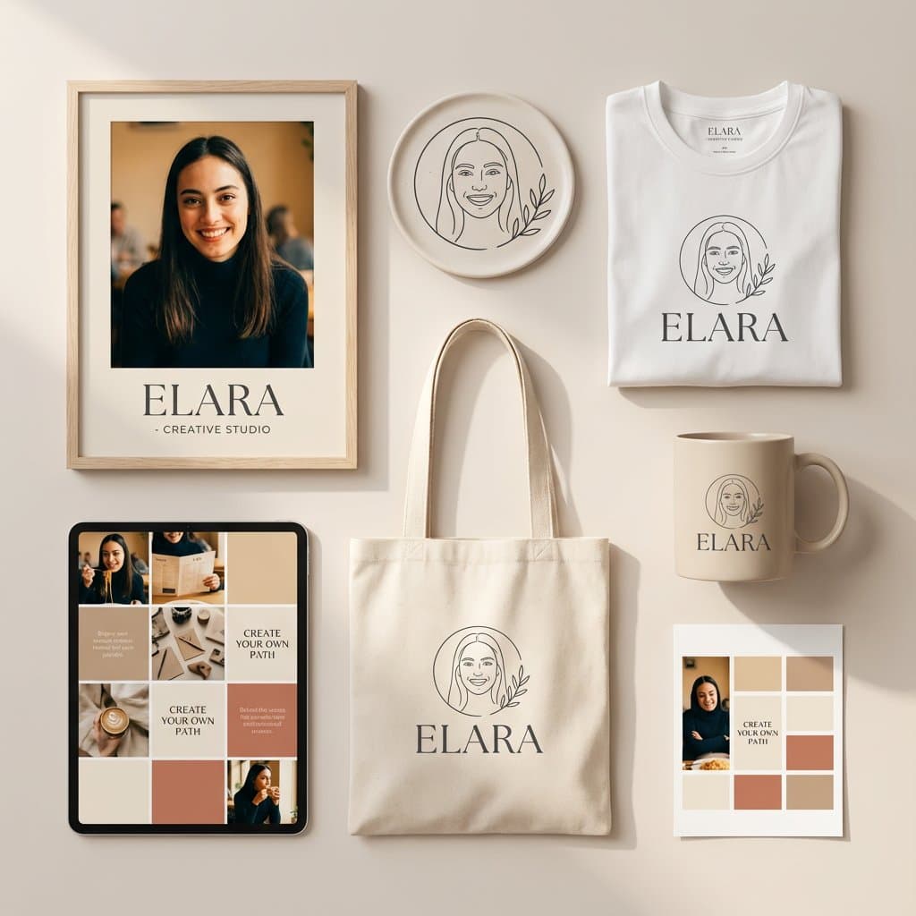 Minimalist Personal Branding Mockup — example 1