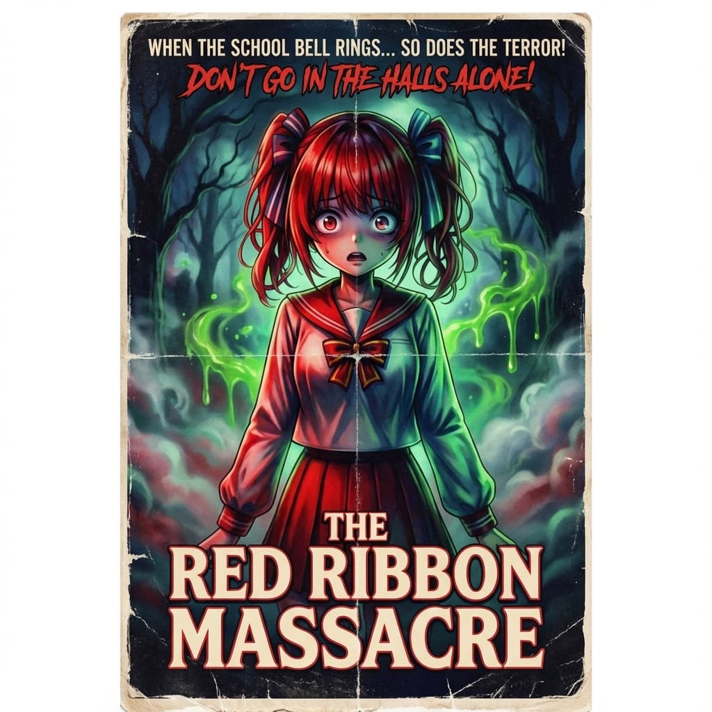 80s B-Movie Horror Poster Transformation Prompt — example 1