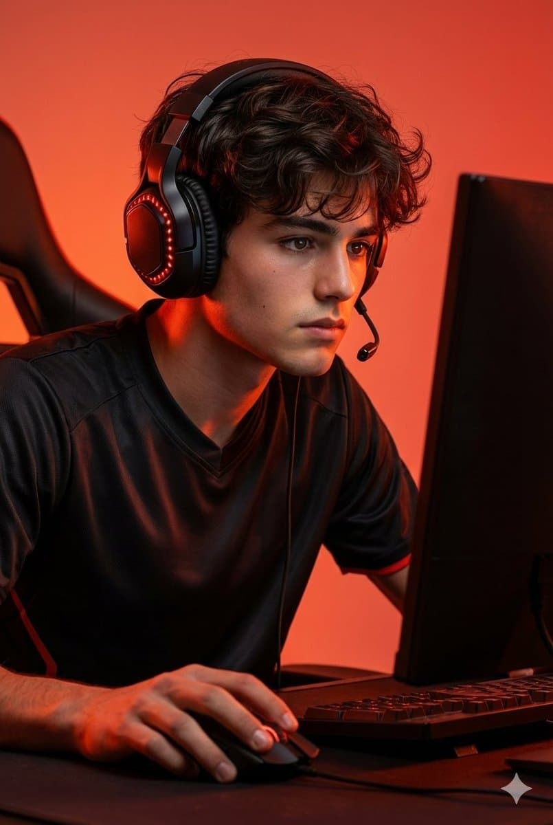 Premium Esports Gamer Portrait Prompt — example 1