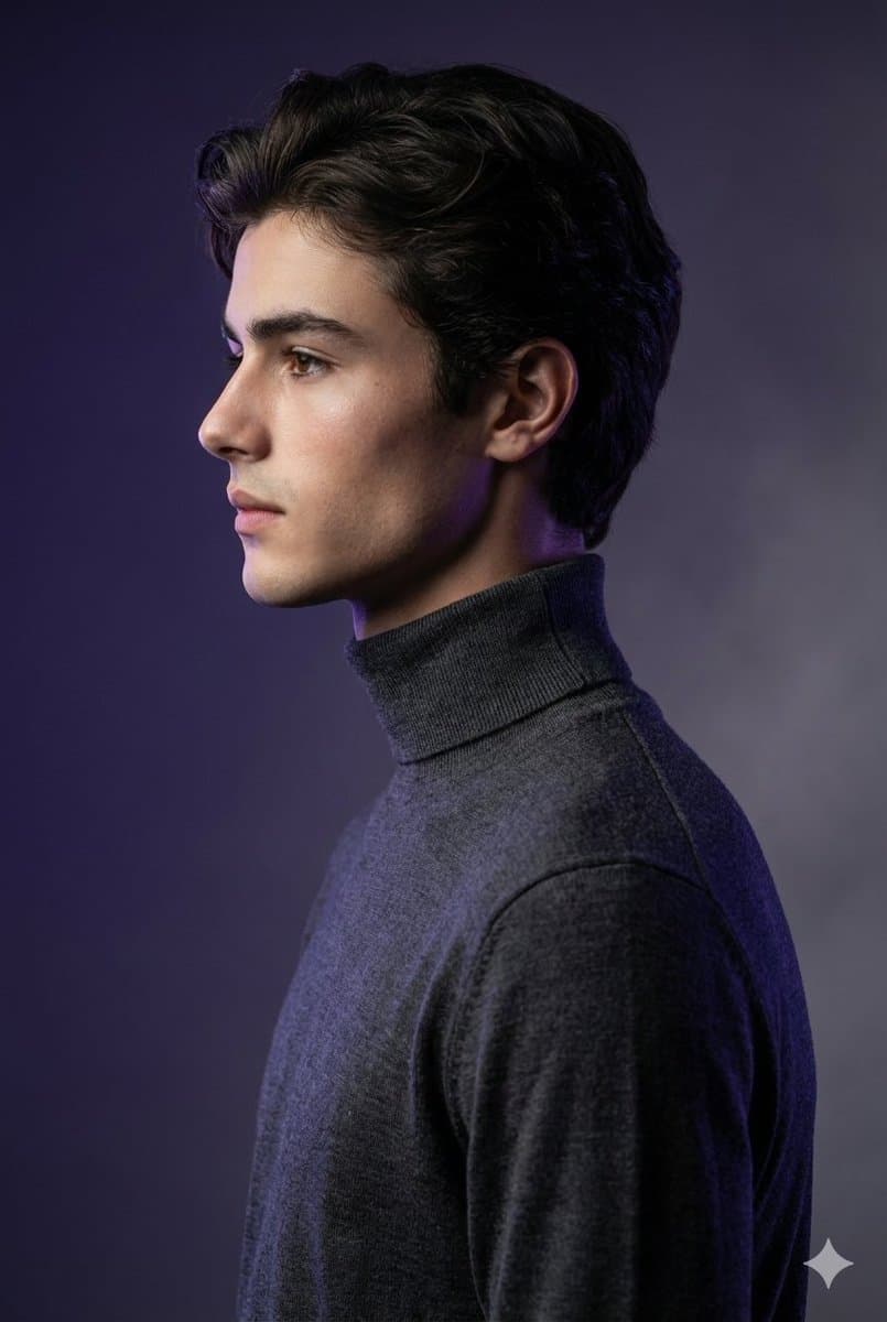 High-Fashion Studio Portrait with Identity Lock — example 2