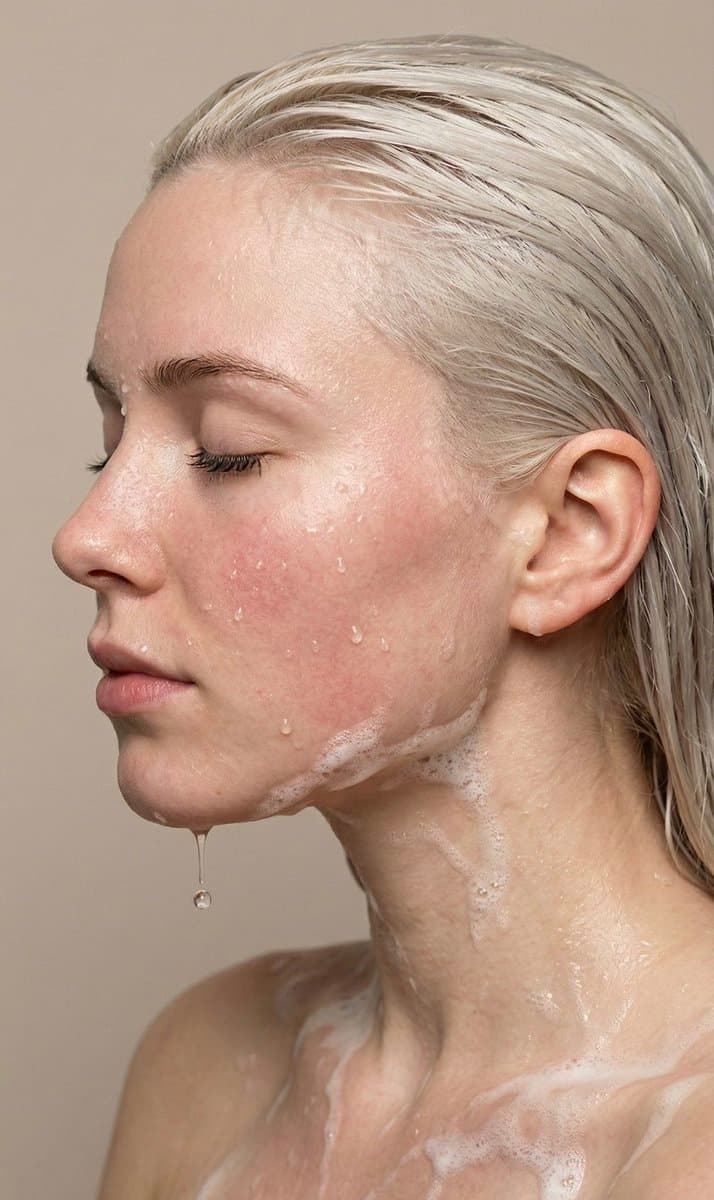 Ultra Photorealistic Wet Skin Macro Portrait Prompt — example 1