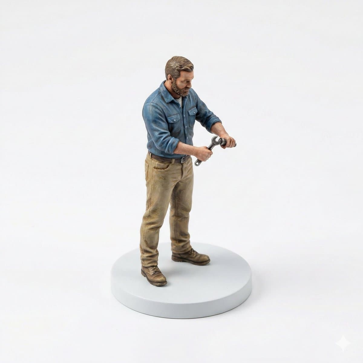 Selfie to Isometric Figurine Prompt Template — example 2