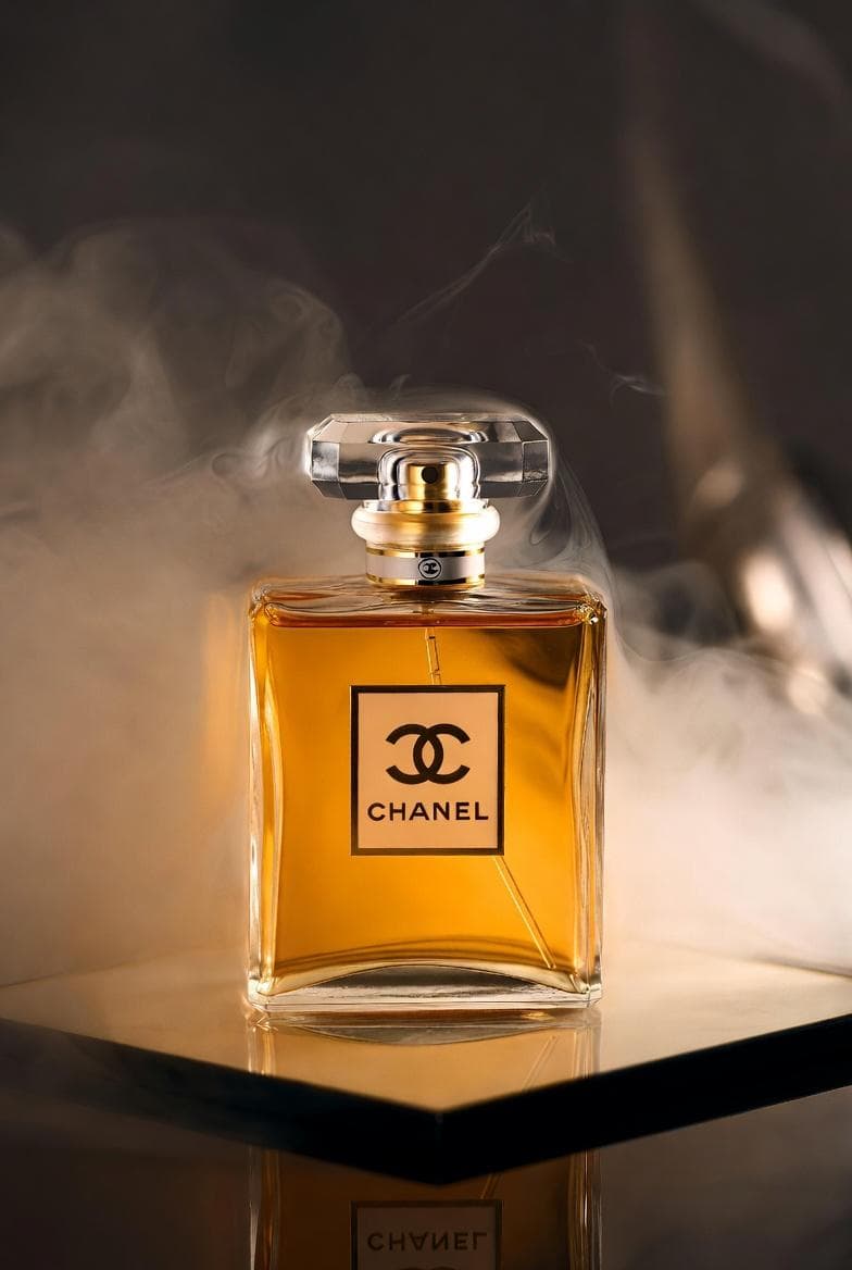 Chanel Perfume Product Shot Prompt — example 1