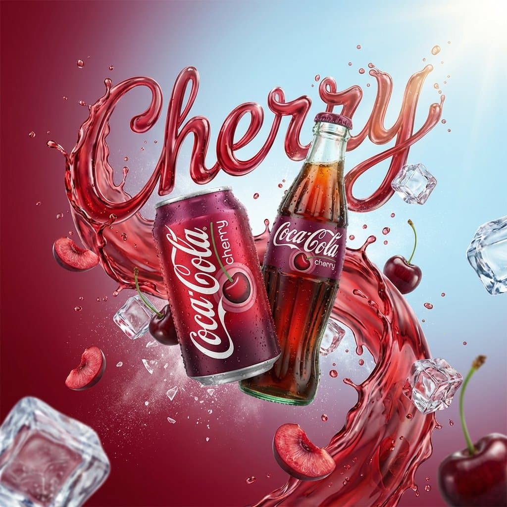 High-End Soda Advertising Visual — example 2