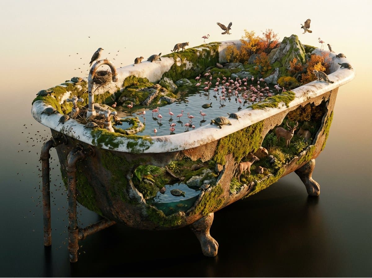 Object as Ecosystem / Manufactured as Wilderness Prompt — example 3