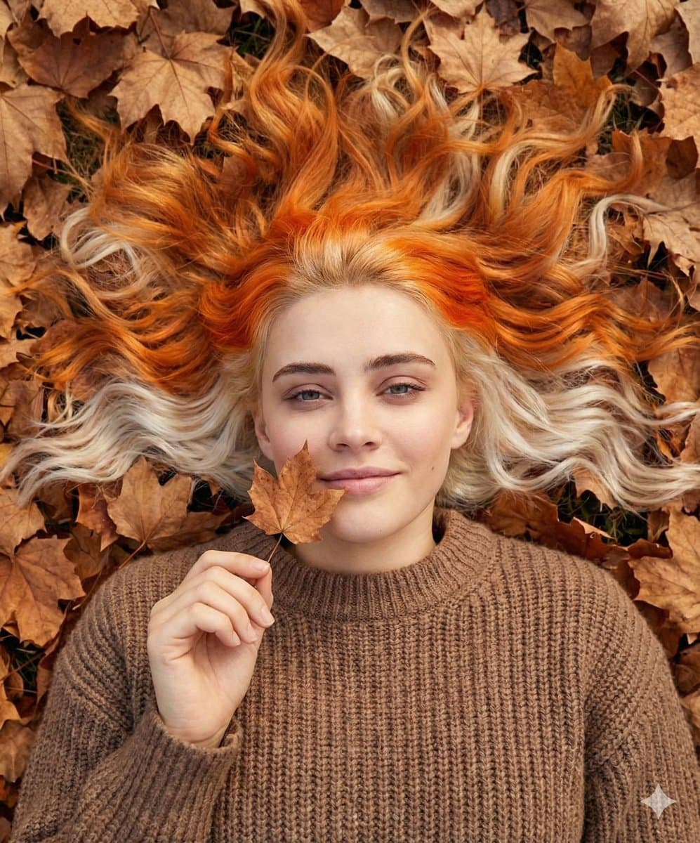 Dreamy Autumnal Portrait of a Young Woman — example 2