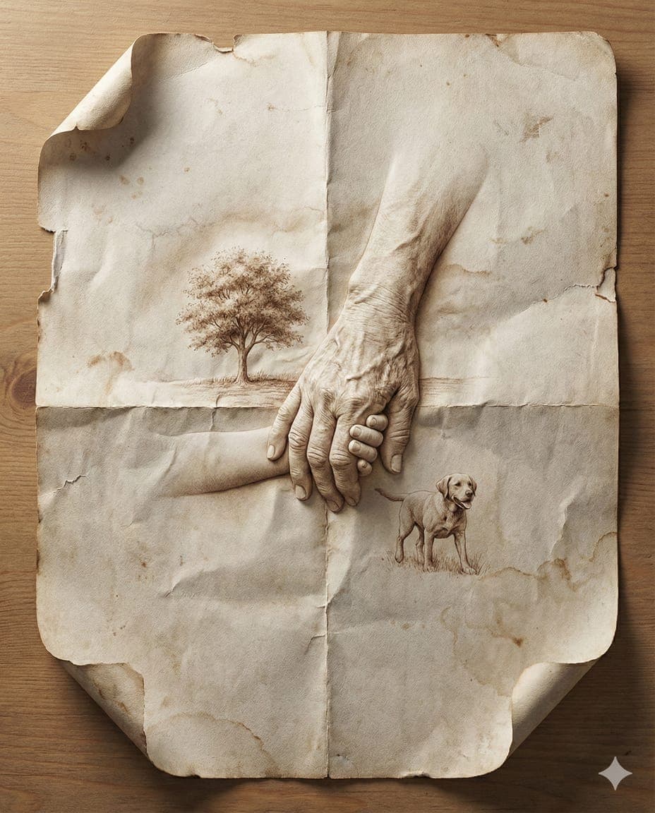 Aged Paper Illusion Promotional Design — example 1
