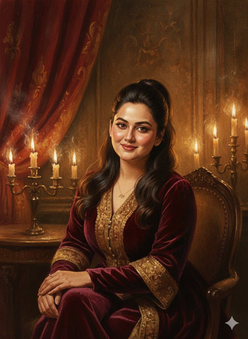 Baroque Candlelight Oil Painting Fusion (Image-to-Image) — example 1