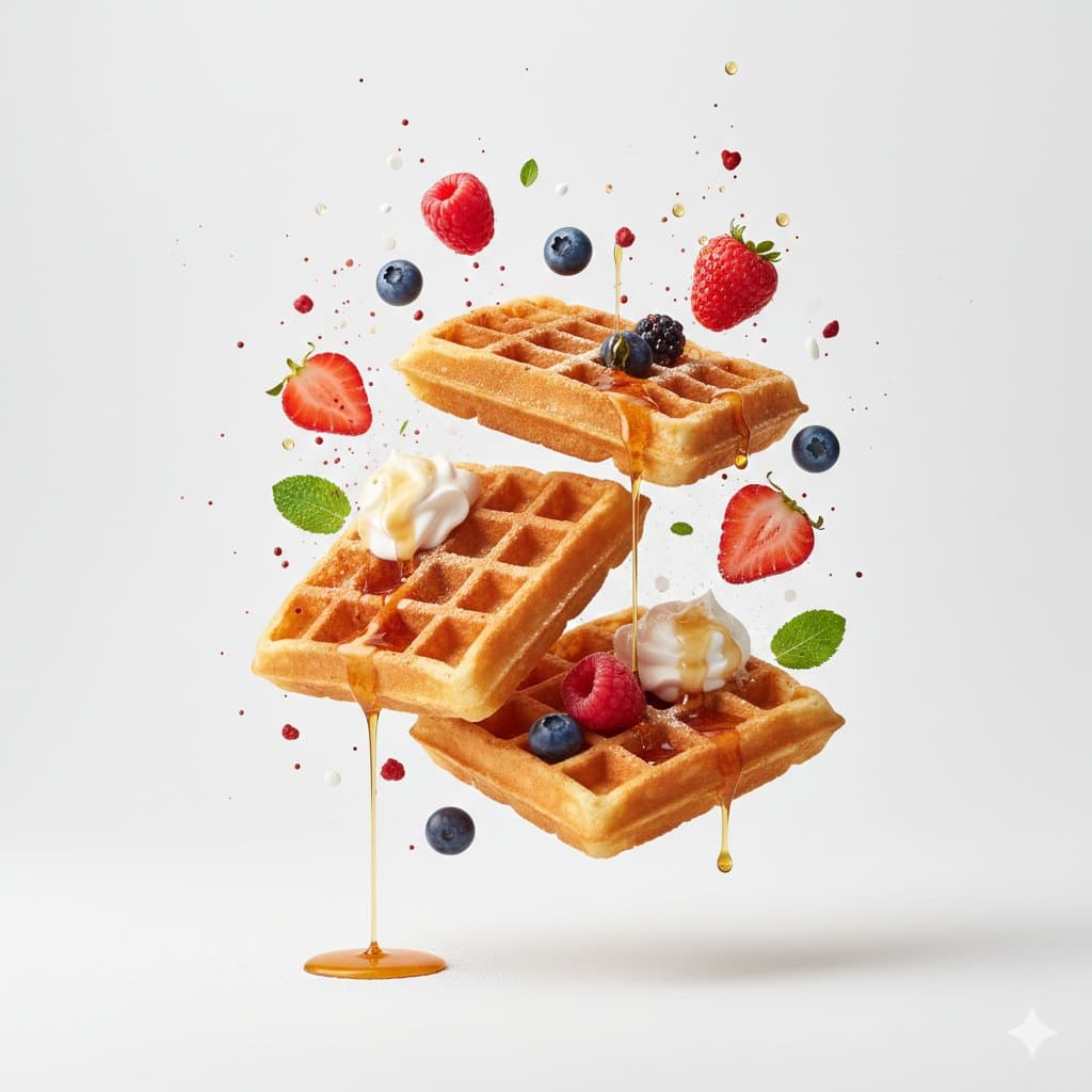 Macro Product Photography for Floating Food — example 4