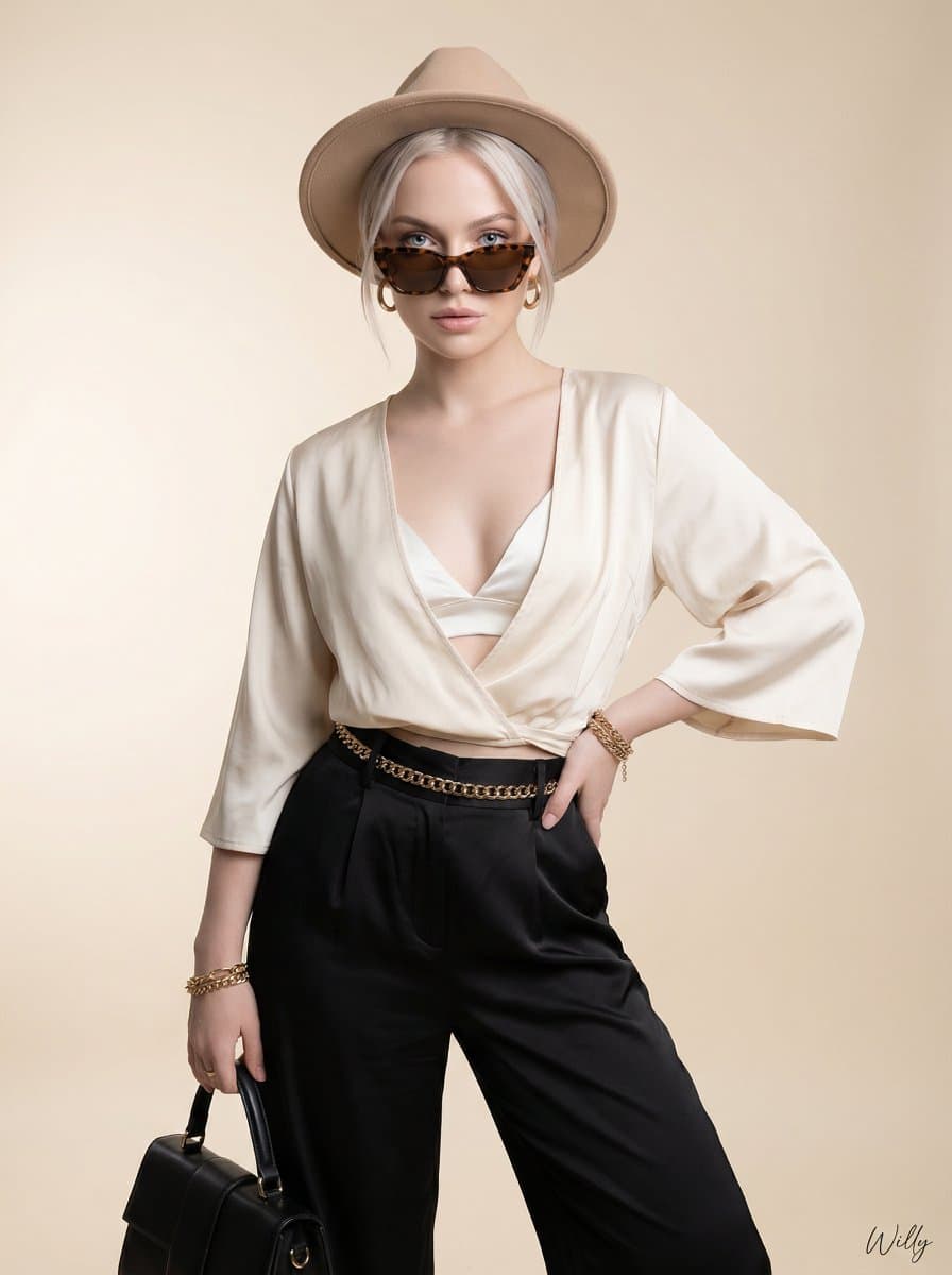 Scandinavian Beauty Luxury Fashion Portrait — example 1