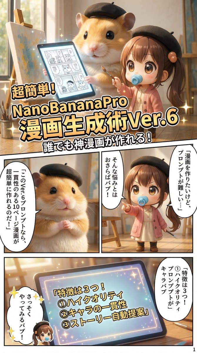10+ Page Manga Creation Prompt — example 1