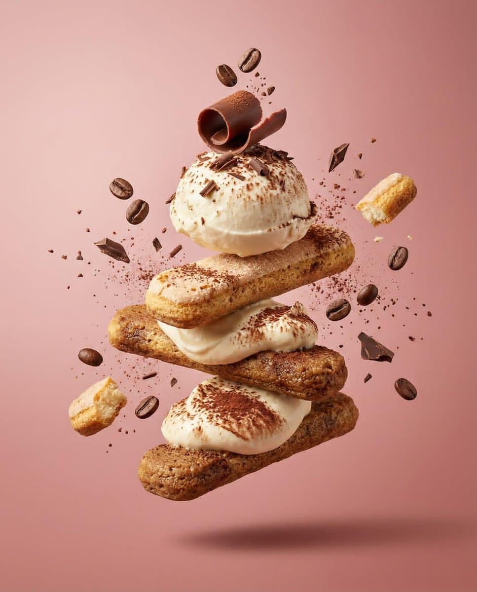 Deconstructed Food Photography Series in Levitation — example 3