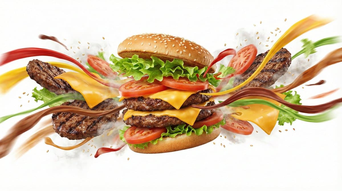 Dynamic Food Advertisement with Flavor Wave — example 4