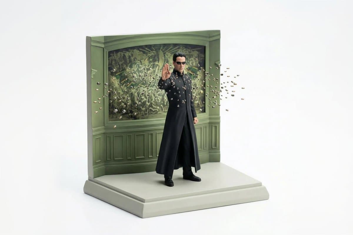 Miniature Diorama Reconstruction from a Reference Scene — example 1