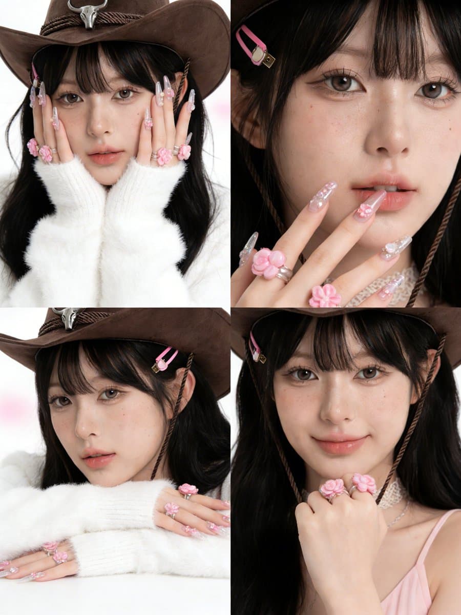 Simplified Korean Aesthetic Portrait Prompt for Seedream 4.5 (Doubao) — example 1