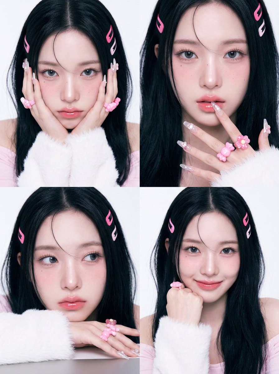 Korean Girl Group Style Photo Shoot Prompt — example 2