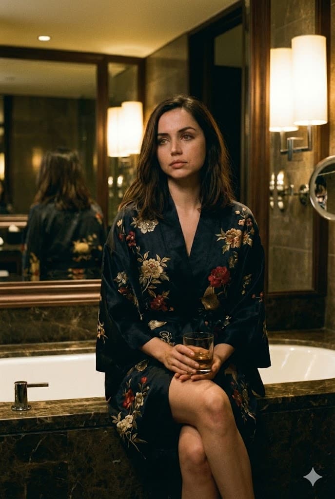 Cinematic Tokyo Hotel Kimono Portrait — example 1