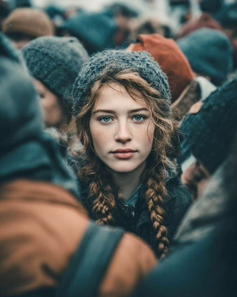 Cinematic Street Portrait Prompt for Nano Banana Pro — example 1