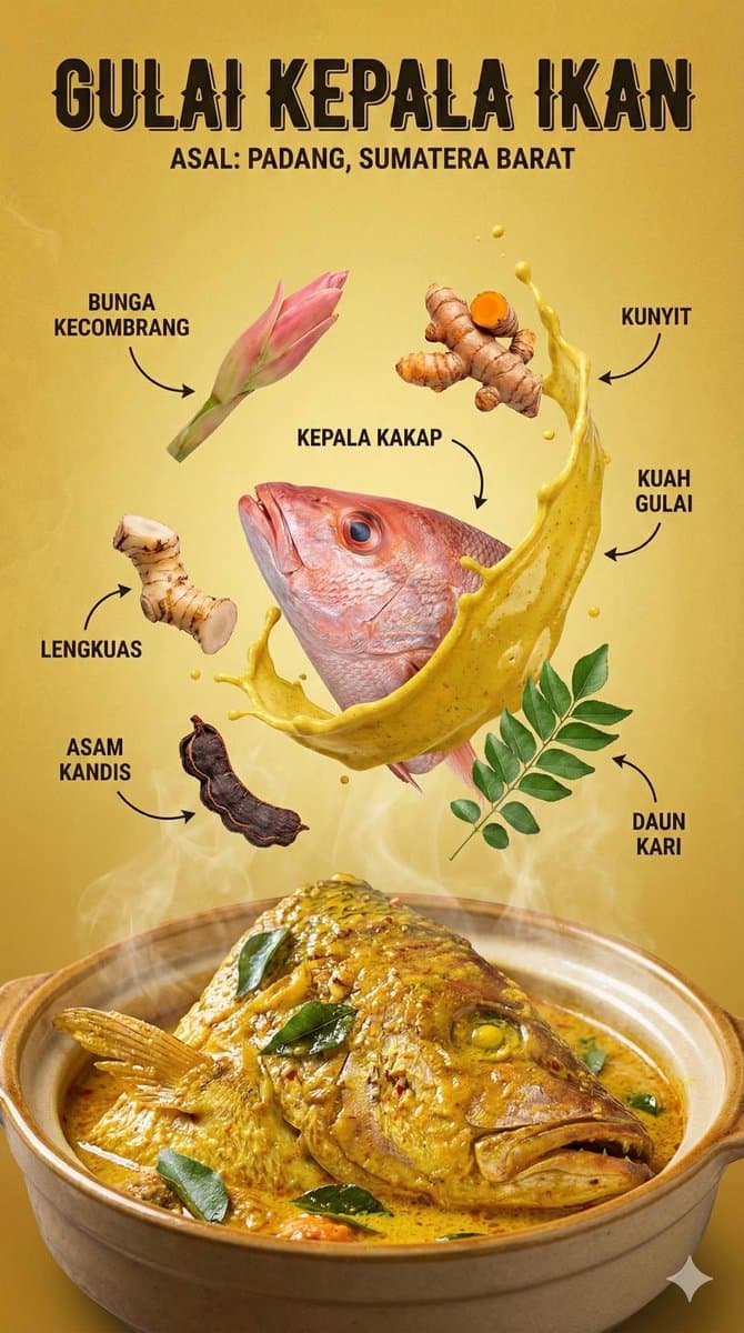 Structured Indonesian Food Infographic Prompt
