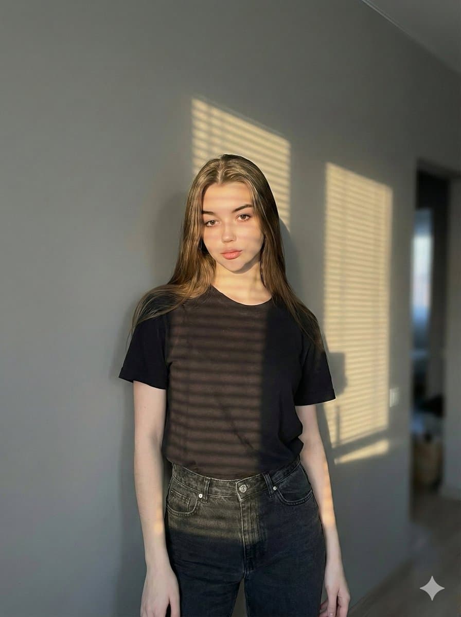 Chiaroscuro Window Portrait Prompt — example 1