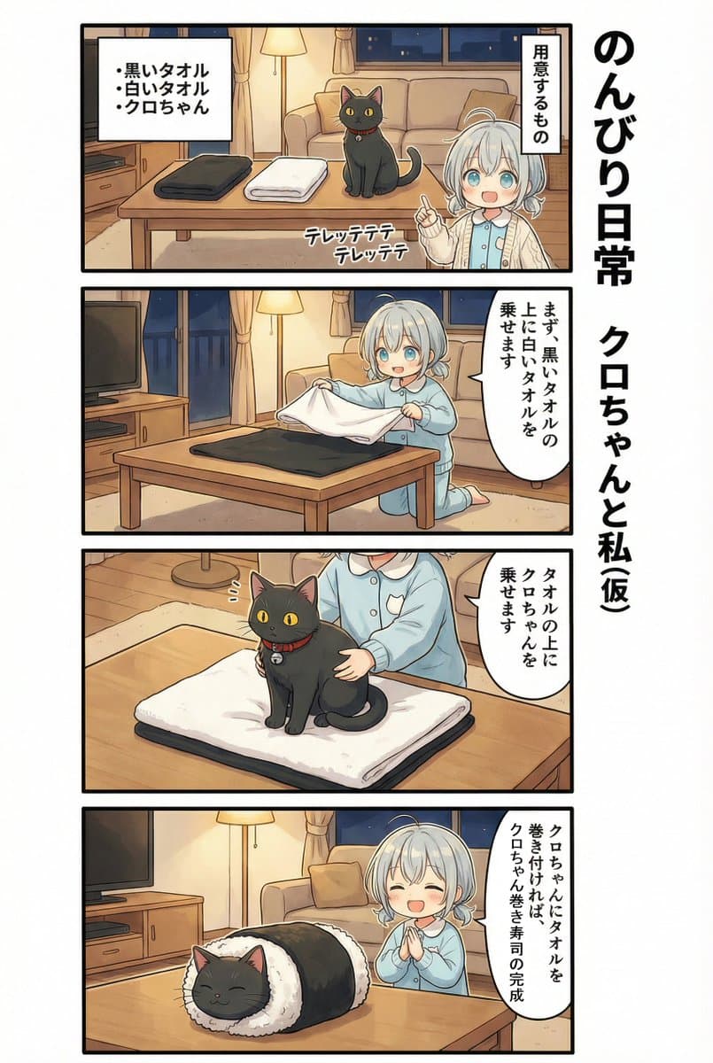 AI Manga: 2-Minute Cooking — example 1