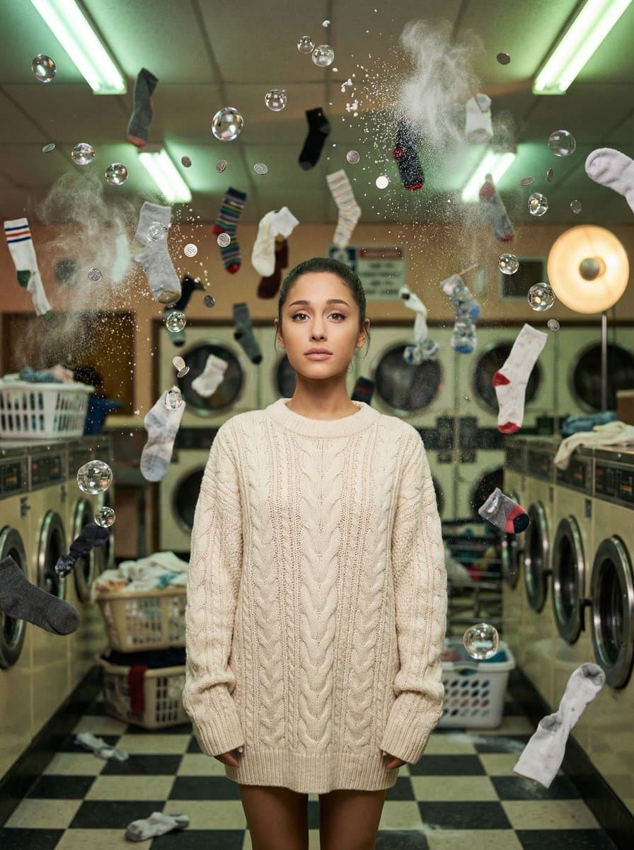 Zero-G Laundromat: Surreal Fashion Editorial — example 1