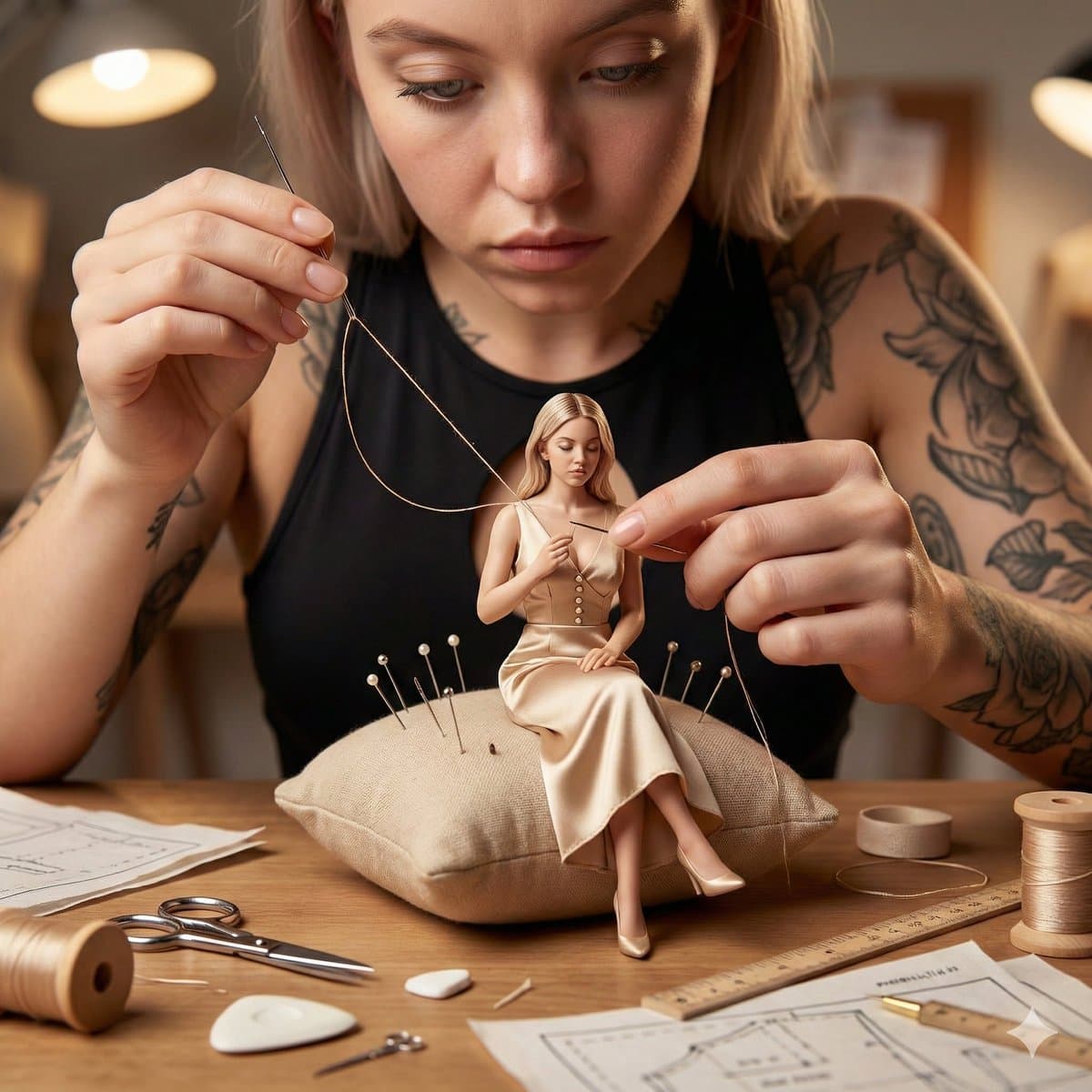 Cinematic Miniature Tailoring Realism — example 1