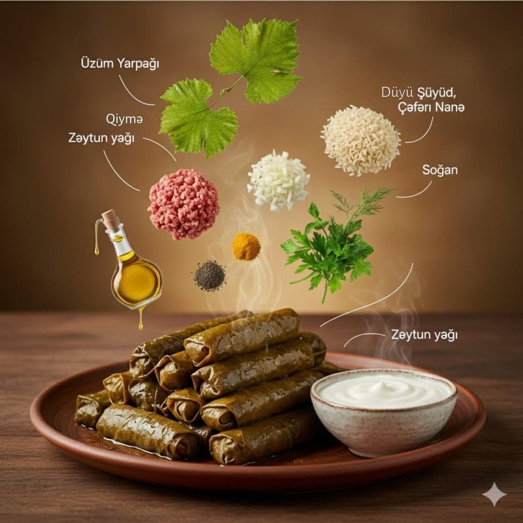 Cinematic Food Infographic with Floating Ingredients — example 1