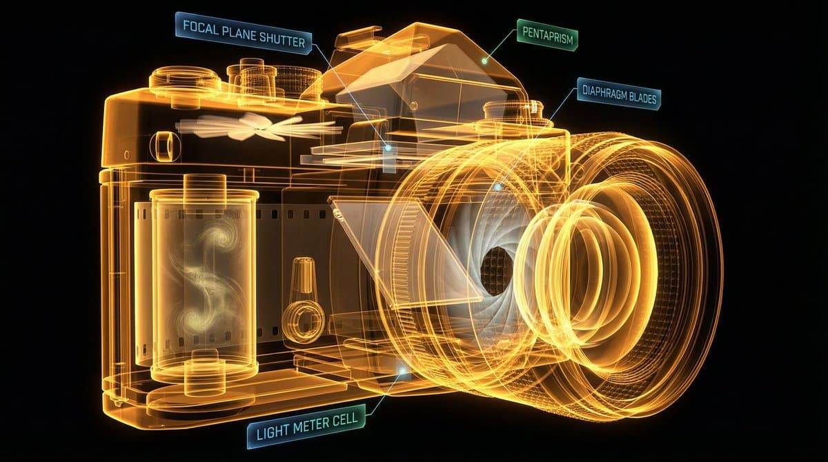 Neon X-Ray Photorealistic Scan — example 3