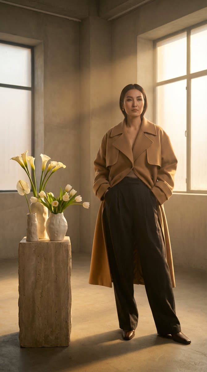 High-Fashion Kazakh Model Editorial Prompt — example 1